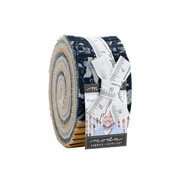 Moda Jelly Roll Regency Somerset Blues - Puddleducks Quilts